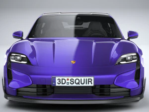 Porsche Taycan Turbo GT 2025 Modelo 3D