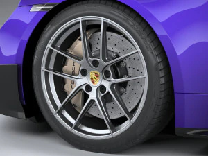 Porsche Taycan Turbo GT 2025 Modelo 3D