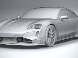Porsche Taycan Turbo GT 2025 3D मॉडल