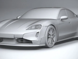 Porsche Taycan Turbo GT 2025 Modelo 3D