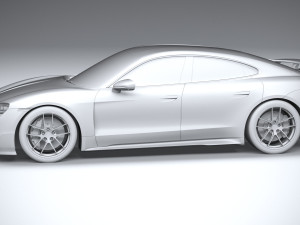 Porsche Taycan Turbo GT 2025 3D मॉडल