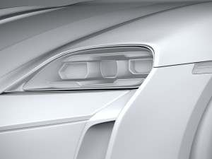 Porsche Taycan Turbo GT 2025 3D मॉडल