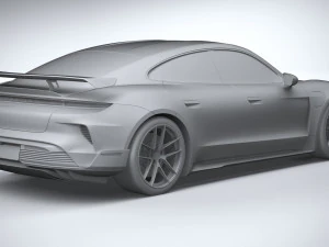 Porsche Taycan Turbo GT 2025 Modelo 3D