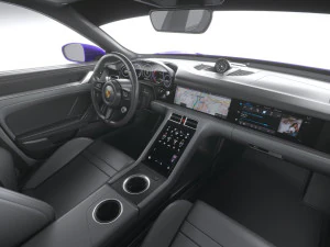 Porsche Taycan Turbo GT 2025 Modelo 3D