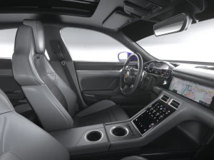 Porsche Taycan Turbo GT 2025 Modelo 3D