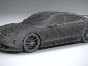 Porsche Taycan Turbo GT 2025 Modelo 3D