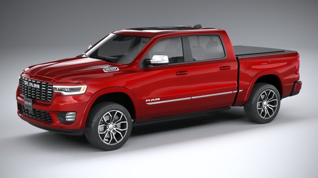 Ram 1500 Tungsten 2025 Modèle 3D .c4d .max .obj .3ds .fbx .stl .blend 