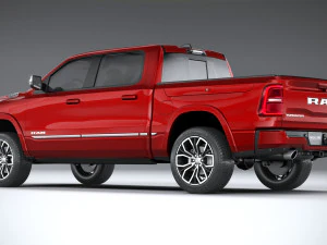 Ram 1500 Tungsten 2025 3D Model