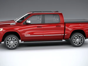 Ram 1500 Tungsten 2025 3D Model
