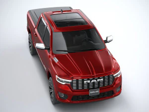 Ram 1500 Tungsten 2025 3D Model