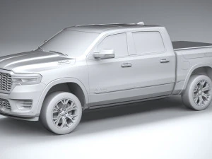 Ram 1500 Tungsten 2025 3D Model