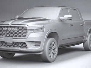 Ram 1500 Tungsten 2025 3D Model