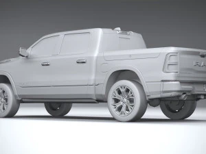 Ram 1500 Tungsten 2025 3D Model