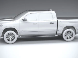 Ram 1500 Tungsten 2025 3D Model