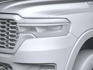 Ram 1500 Tungsten 2025 3D Model