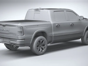 Ram 1500 Tungsten 2025 3D Model