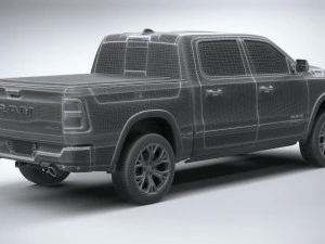 Ram 1500 Tungsten 2025 3D Model