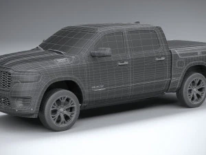 Ram 1500 Tungsten 2025 3D Model
