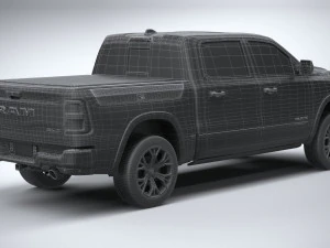 Ram 1500 Tungsten 2025 3D Model