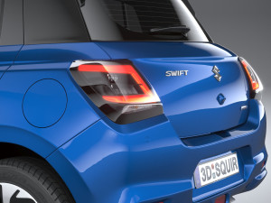 Suzuki Swift 2024 3D Model