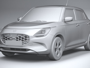 Suzuki Swift 2024 3D Model
