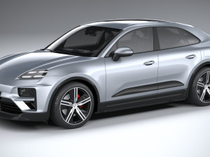 Porsche Macan Turbo 2025 3D 模型