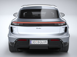 Porsche Macan Turbo 2025 3D Model