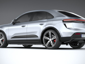 Porsche Macan Turbo 2025 3D Model