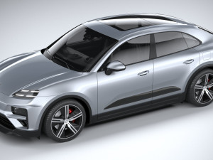 Porsche Macan Turbo 2025 3D Model