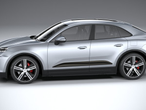 Porsche Macan Turbo 2025 3D Model