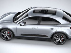 Porsche Macan Turbo 2025 3D Model