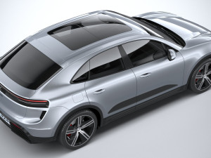 Porsche Macan Turbo 2025 3D Model