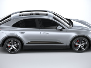 Porsche Macan Turbo 2025 3D Model