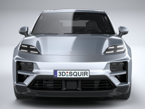 Porsche Macan Turbo 2025 3D Model