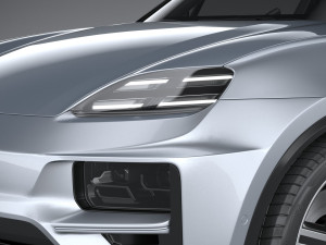 Porsche Macan Turbo 2025 3D Model
