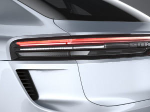 Porsche Macan Turbo 2025 3D Model