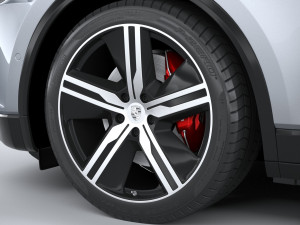 Porsche Macan Turbo 2025 3D Model