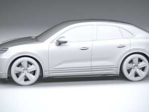 Porsche Macan Turbo 2025 3D Model