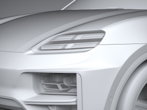 Porsche Macan Turbo 2025 3D Model