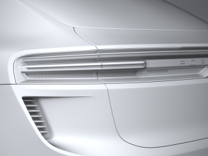 Porsche Macan Turbo 2025 3D Model