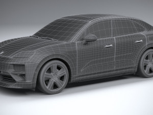 Porsche Macan Turbo 2025 3D Model