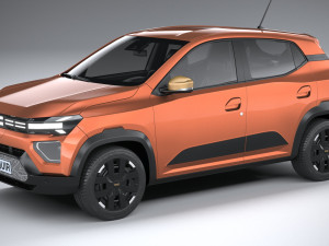 Dacia Spring 2025 3D Model