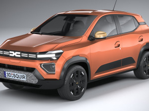 Dacia Spring 2025 3D 模型