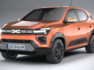 Dacia Spring 2025 3D 模型
