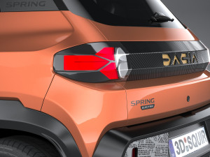 Dacia Spring 2025 3D 模型