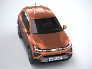 Dacia Spring 2025 3D 模型