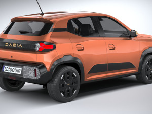 Dacia Spring 2025 3D 模型