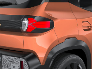 Dacia Spring 2025 3D 模型