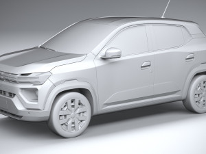 Dacia Spring 2025 3D 模型