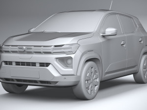 Dacia Spring 2025 3D 模型